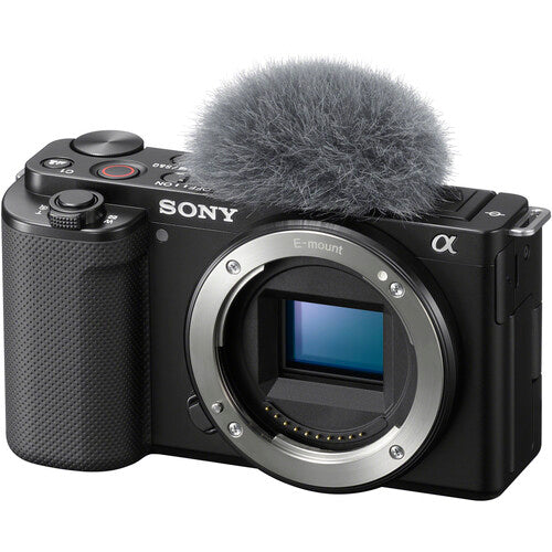 Sony ZV-E10 Mirrorless Camera with 16-50mm and 55-210mm Lens (Black)