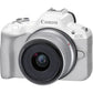 Canon EOS R50 Kit with (RF 18-45mm + RF 55-210mm ) (White)