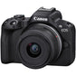 Canon EOS R50 Twin Kit with RF 18-45mm + RF 55-210mm (Black)