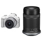 Canon EOS R50 Kit with (RF 18-45mm + RF 55-210mm ) (White)