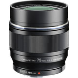 OM System M.Zuiko Digital ED 75mm F1.8 (Black)