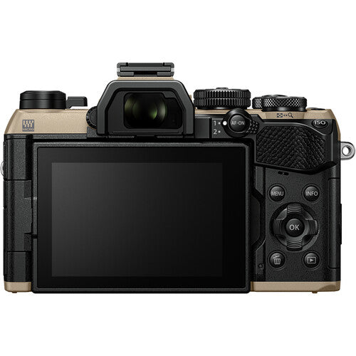 OM System OM-5 Mark II Mirrorless Camera with 12-45mm F/4 Pro Lens (Sand Beige)