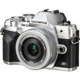 Olympus OM-D E-M10 Mark IV Body With 14-42mm EZ Lens (Silver)