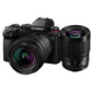 Panasonic Lumix DC-S5 Mirrorless Digital Camera with 20-60mm F3.5-5.6 Lens + Lumix S 85 f1.8 (S-S85)