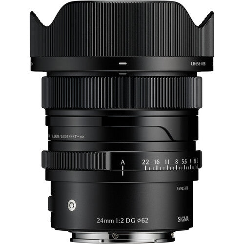 Sigma 24mm F2 DG Contemporary Lens Black (Sony E)