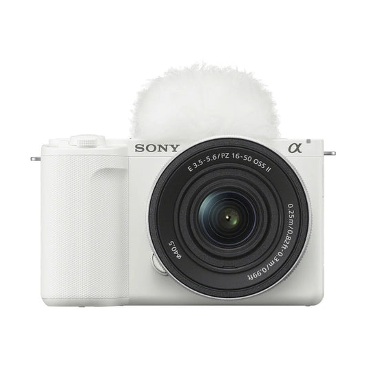 Sony ZV-E10 II Mirrorless Camera with 16-50mm II and 55-210mm Lens (ZV-E10M2X) (White)