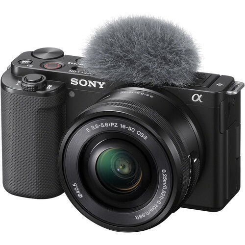 Sony ZV-E10 Mirrorless Camera with 16-50mm and 55-210mm Lens (Black)
