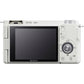 Sony ZV-E10 Mirrorless Camera with 16-50mm and 55-210mm Lens (White)