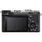 Sony A7C II Body with (28-60mm) Silver + Extra Sony NP-FZ100 Battery