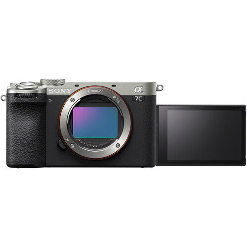 Sony A7C II Body with (28-60mm) Silver + Extra Sony NP-FZ100 Battery