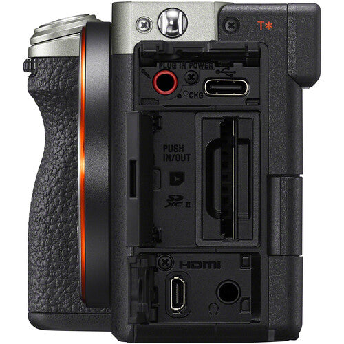 Sony A7C II Body with (28-60mm) Silver + Extra Sony NP-FZ100 Battery