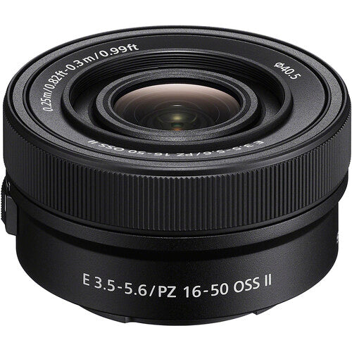 Sony ZV-E10 Mirrorless Camera with 16-50mm II Lens (ILCZV-E10K) (Black)