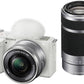 Sony ZV-E10 Mirrorless Camera with 16-50mm and 55-210mm Lens (White)